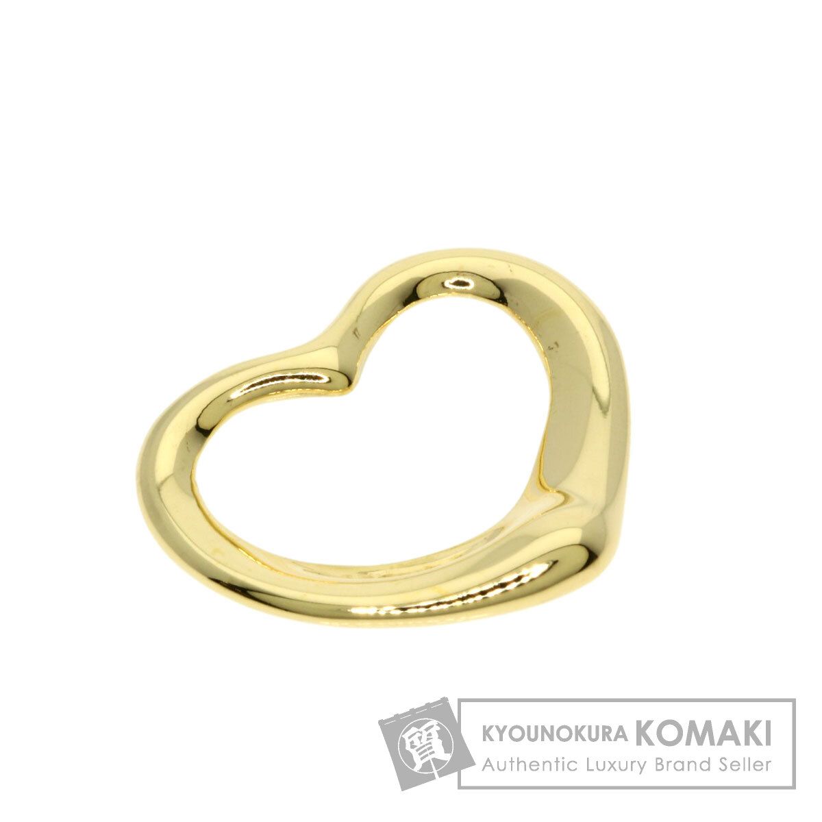 【美品】TIFFANY &Co.オープンハートペンダントトップK18YG 4g TIFFANY&Co. ティファニー オープンハート ペンダントトップ K18YG