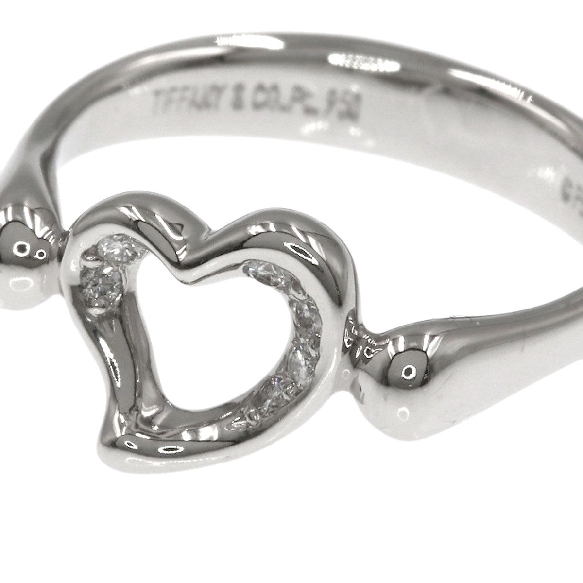 TIFFANY&Co. ティファニー オープンハート ダイヤモンド リング・指輪
