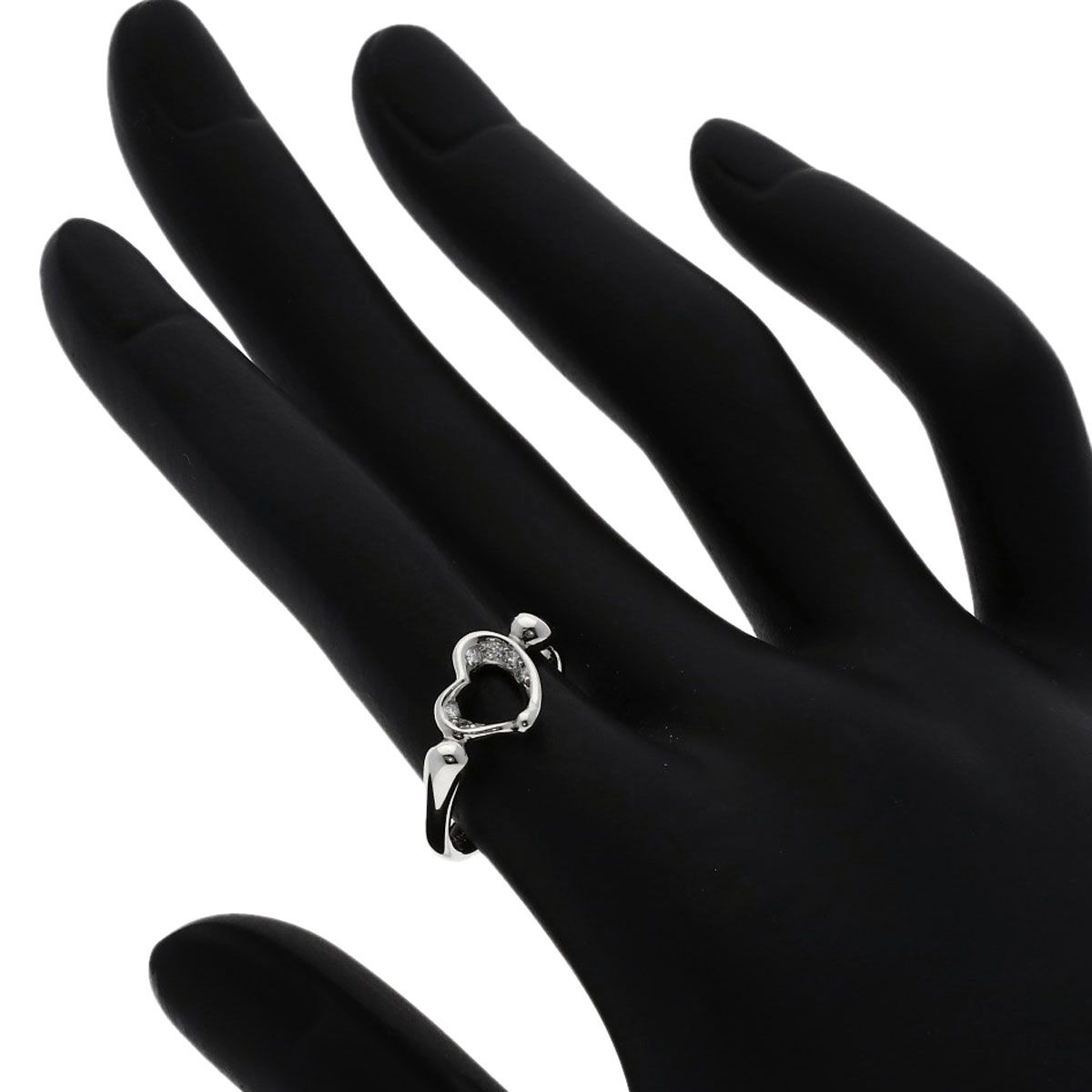 TIFFANY&Co. ティファニー オープンハート ダイヤモンド リング・指輪