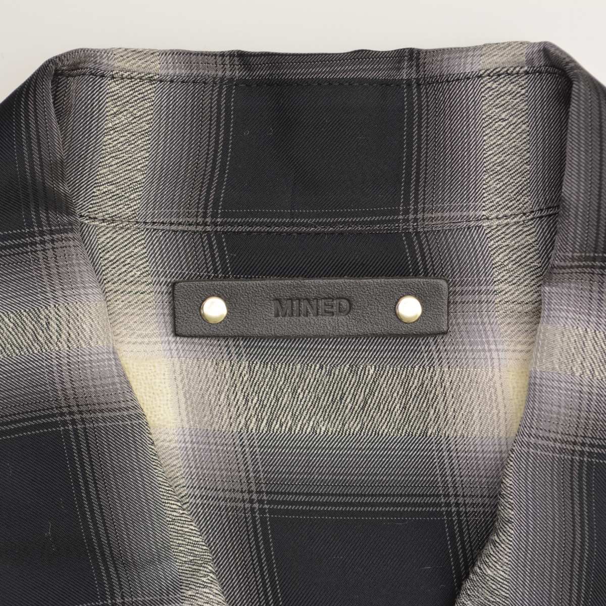 MINEDENIM】22SS Cuprawool Ombre Check Harrington JKTジャケット