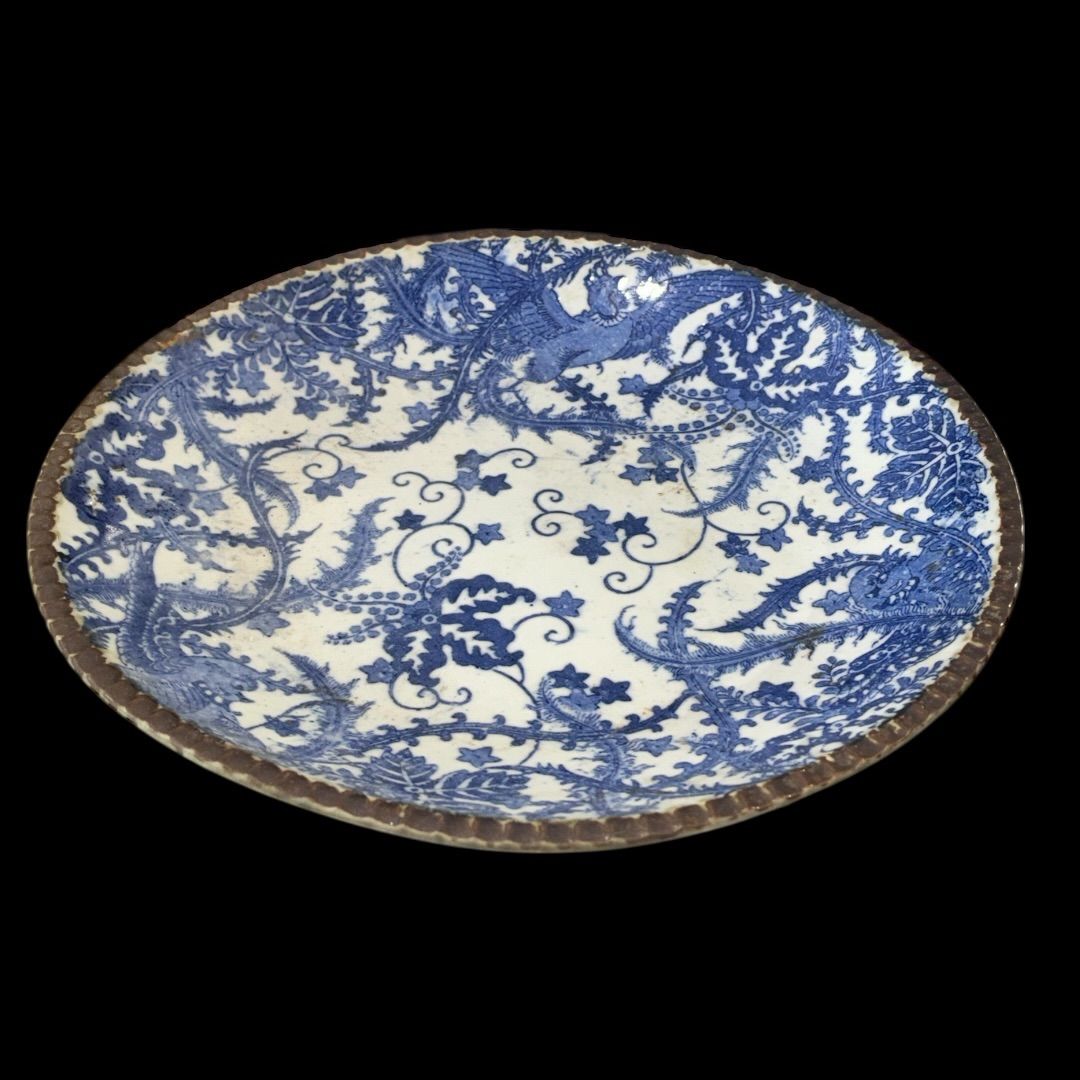 明治時代~昭和初期 伊万里 イゲ皿 骨董 アンティーク 時代物 染付 希少