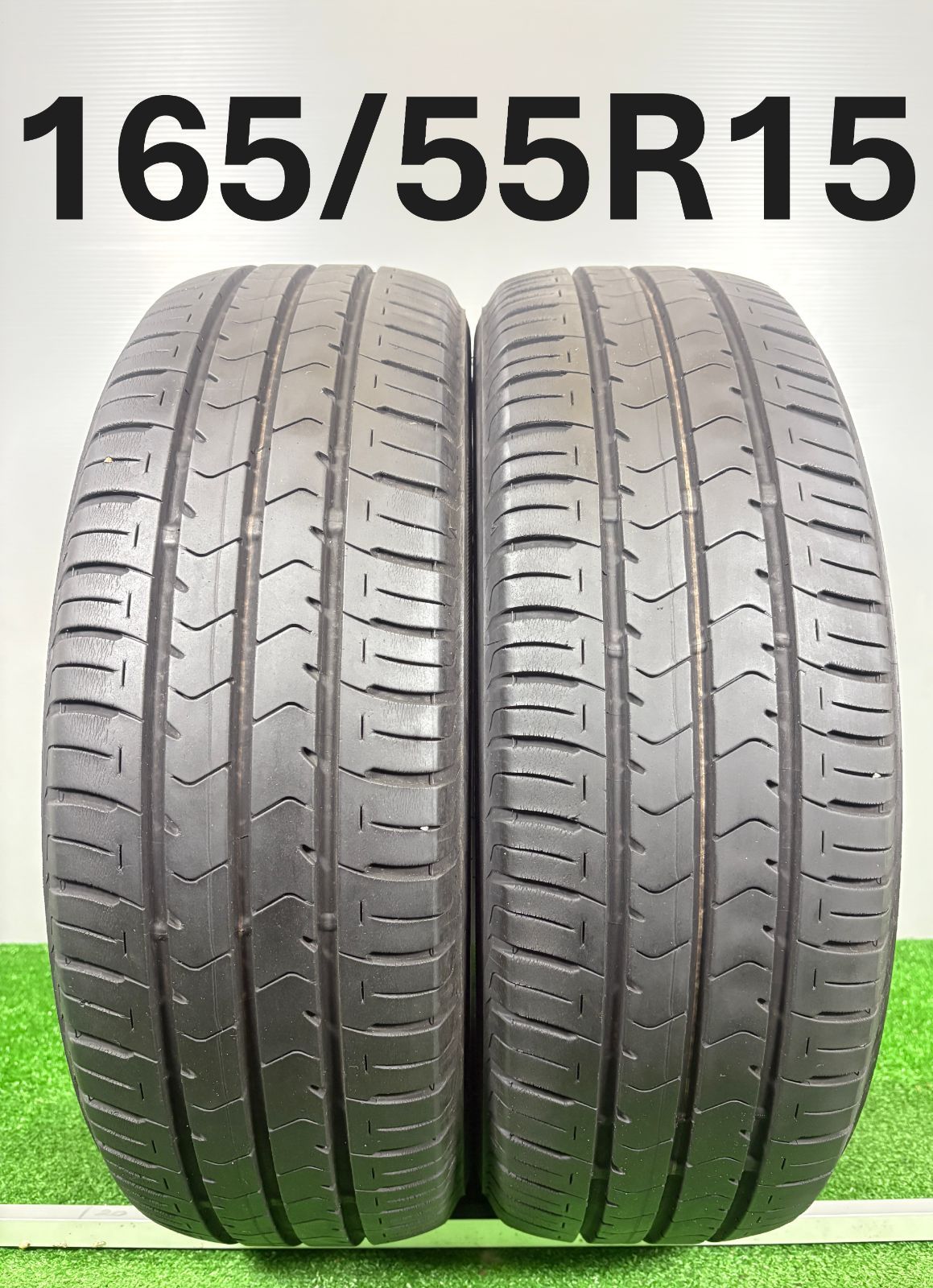 165/55R15 中古 2本 13年製 ブリヂストン ECOPIA EP150 165/55R1575V