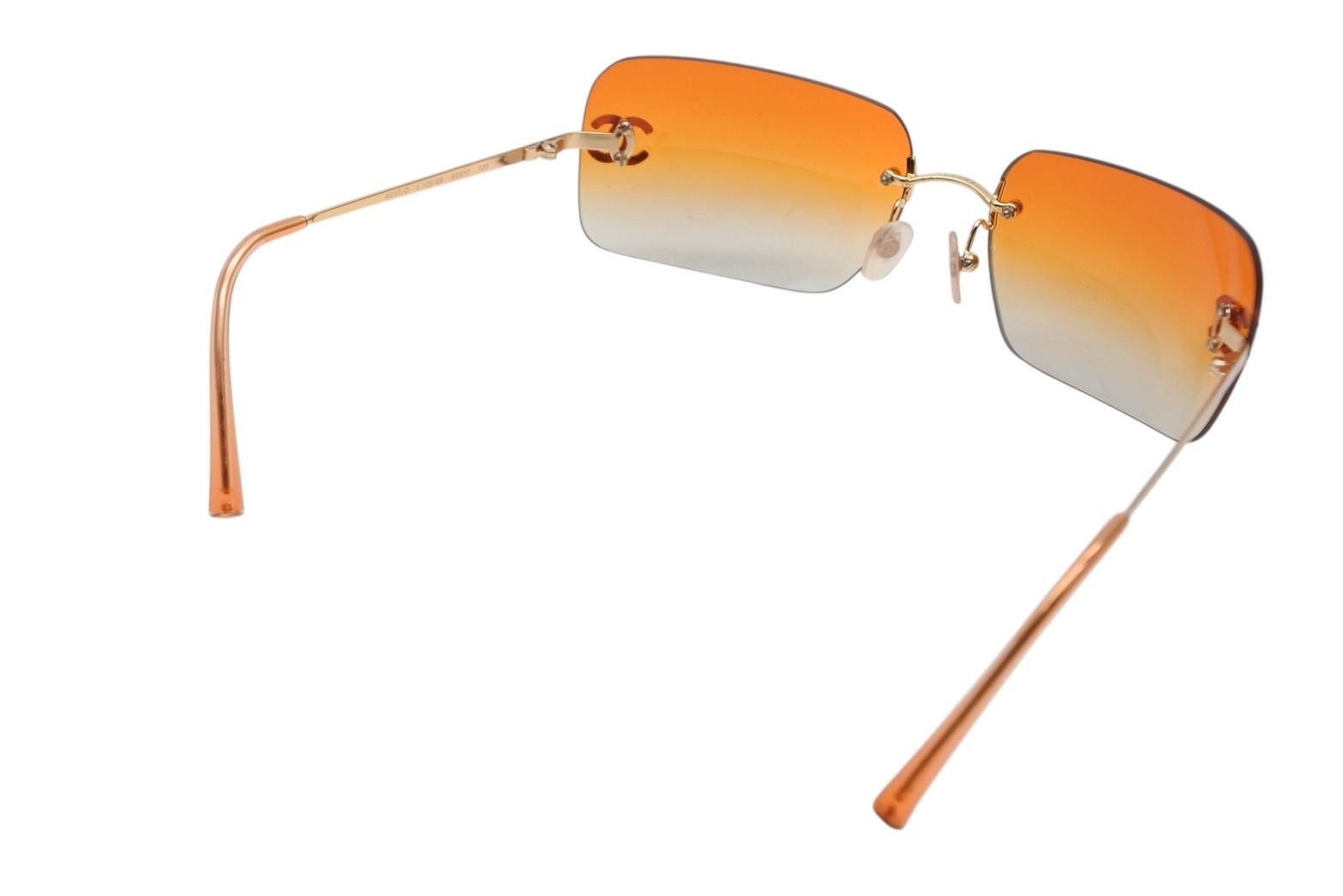 極美品 CHANEL シャネル スクエア サングラス ココマーク 4017-D