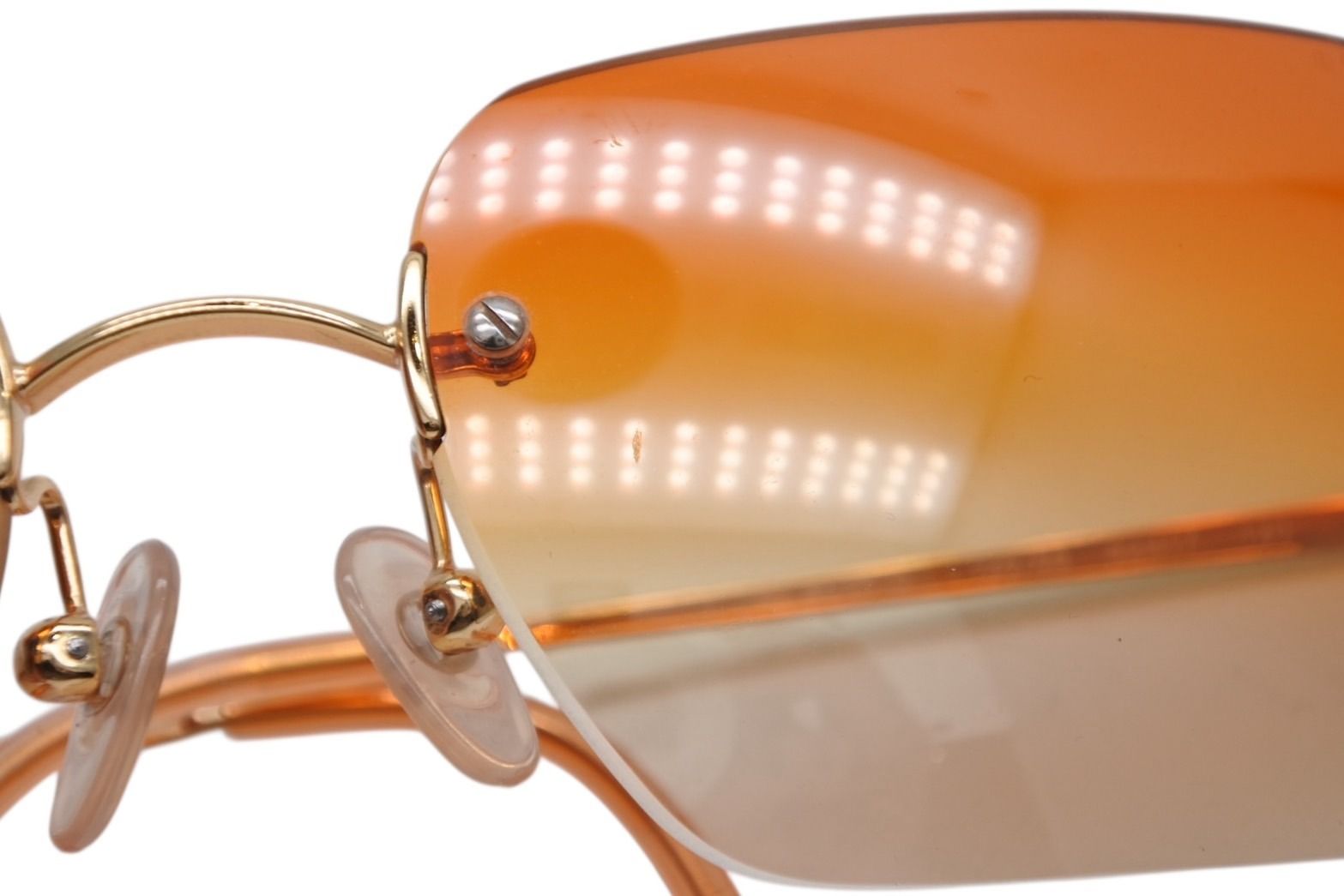 極美品 CHANEL シャネル スクエア サングラス ココマーク 4017-D