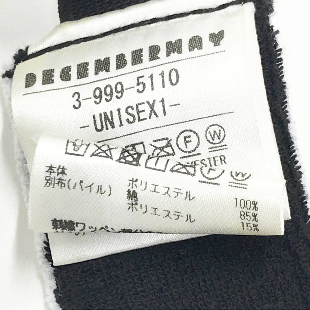 DECEMBERMAY ディセンバーメイ サンバイザー ホワイト系 UNISEX1