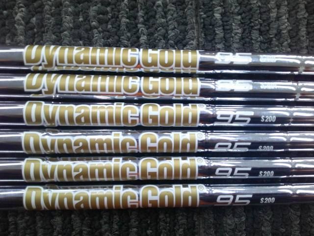中古 シャフト トゥルーテンパー Dynamic Gold 95（S200） 6本セット(5