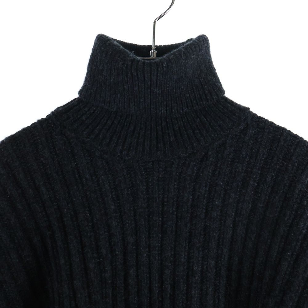 HERMES (エルメス) 25AW レザーバックベルト ウール タートルネック