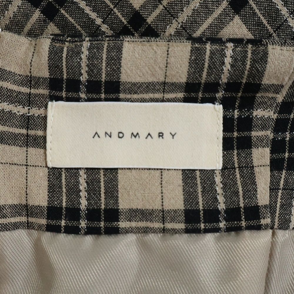 NO BRAND (ノーブランド) ANDMARY アンドマリー CECILY CHECK LONG