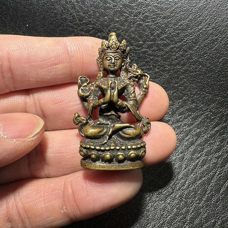 新品未使用 チベット式 仏像 シトタン 牌 ペンダント 民族 文玩