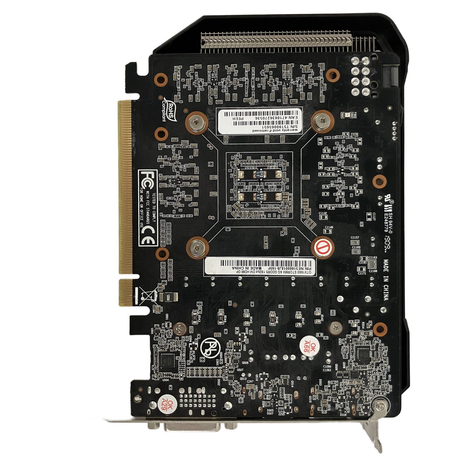 Palit GTX1660 STORMX 6G GDDR5 192bit DVI HDMI DP グラフィック