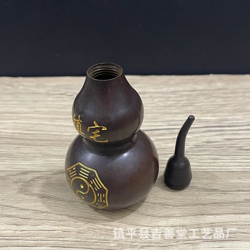 新品未使用 - 古玩 八卦ひょうたん口ひょうたん 置物 家居ひょうたん