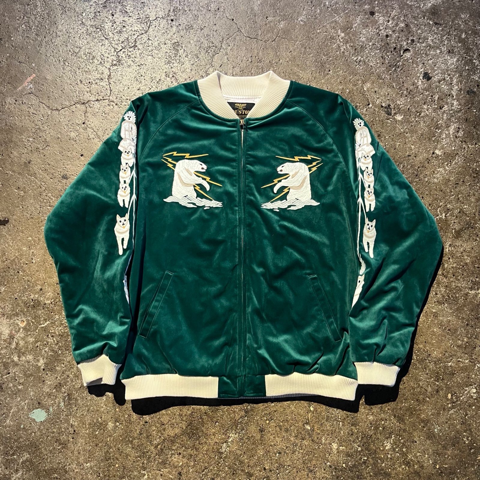 HOUSTON ヒューストン ALASKA スーベニア ジャケット スカジャン 