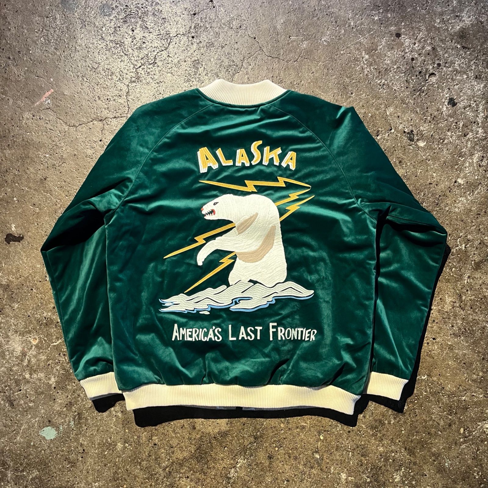 HOUSTON ヒューストン ALASKA スーベニア ジャケット スカジャン