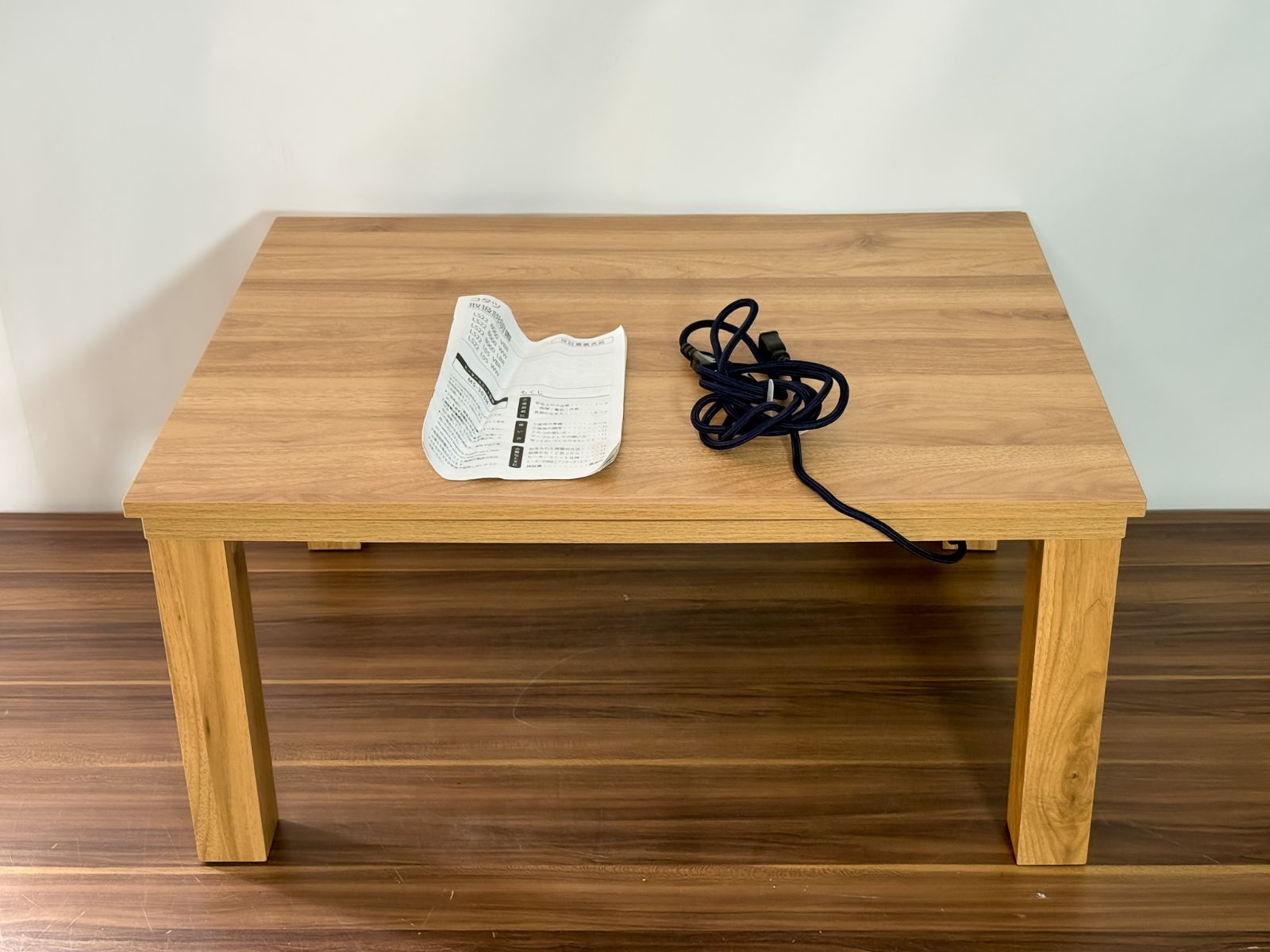 ナチュラルウッド こたつテーブル ニトリLS22 8060 LBR 木目調デザイン