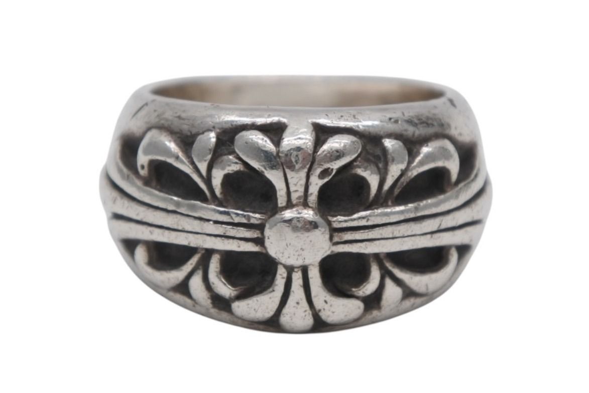 CHROME HEARTS クロムハーツ FLORAL CROSS フローラルクロス リング