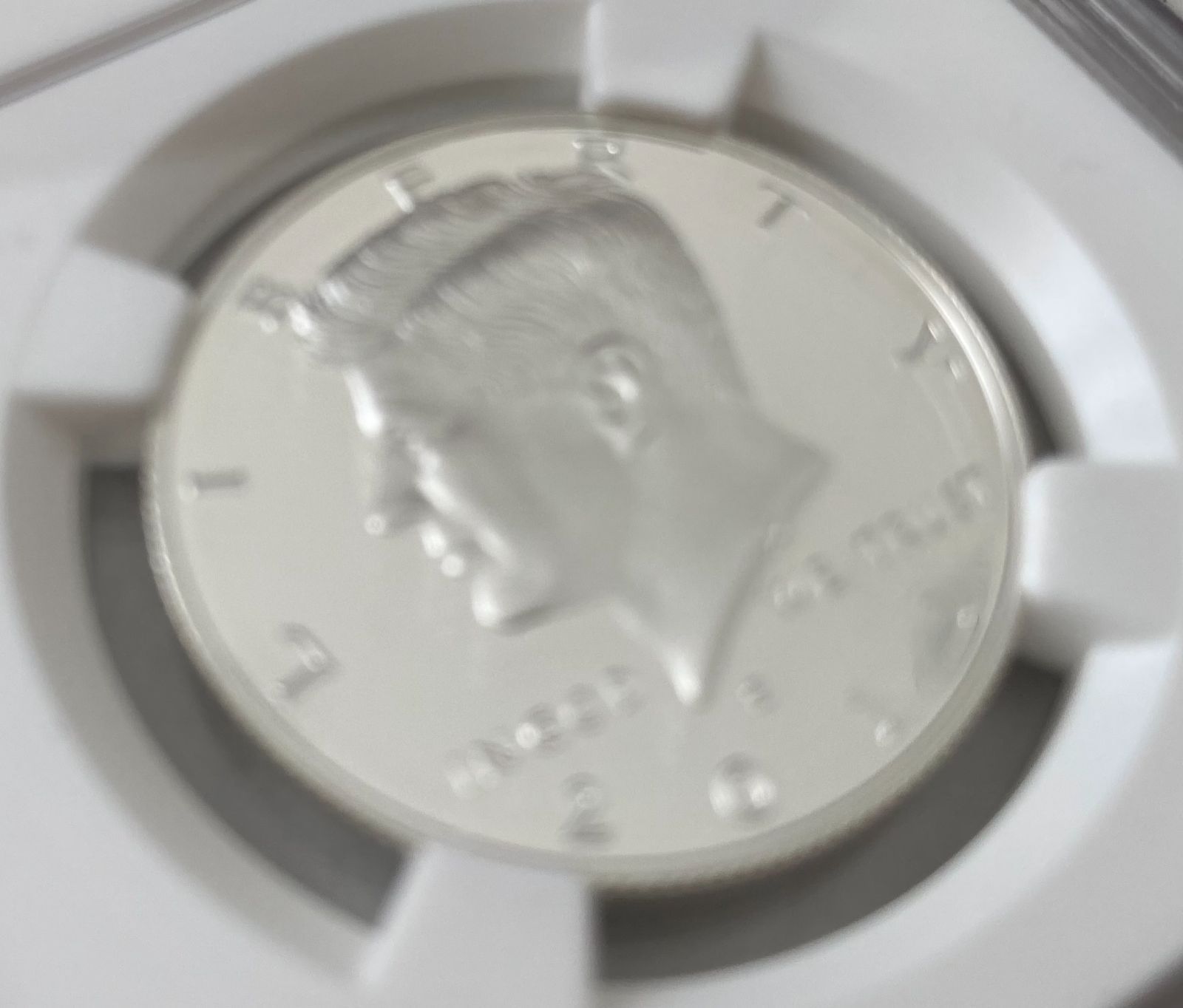 NGC最高鑑定☆2011年ケネディ大統領追悼ハーフダラー銀貨☆PF70UC