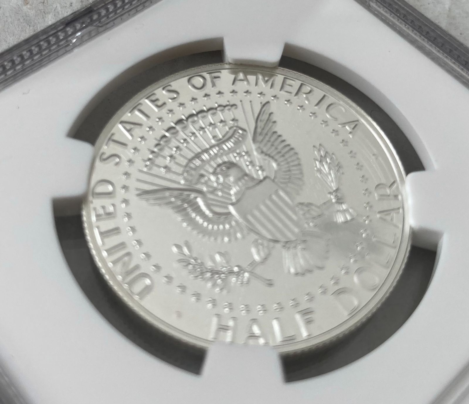 NGC最高鑑定☆2011年ケネディ大統領追悼ハーフダラー銀貨☆PF70UC