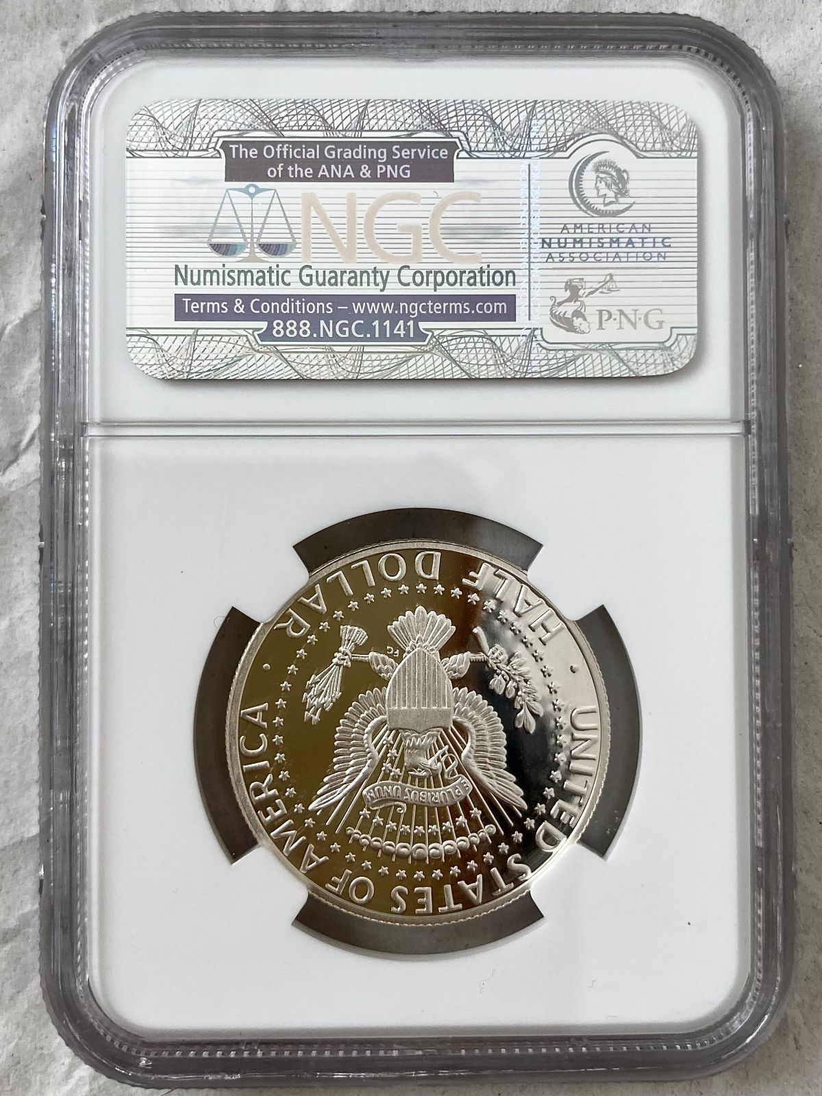 NGC最高鑑定☆2011年ケネディ大統領追悼ハーフダラー プルーフ銀貨