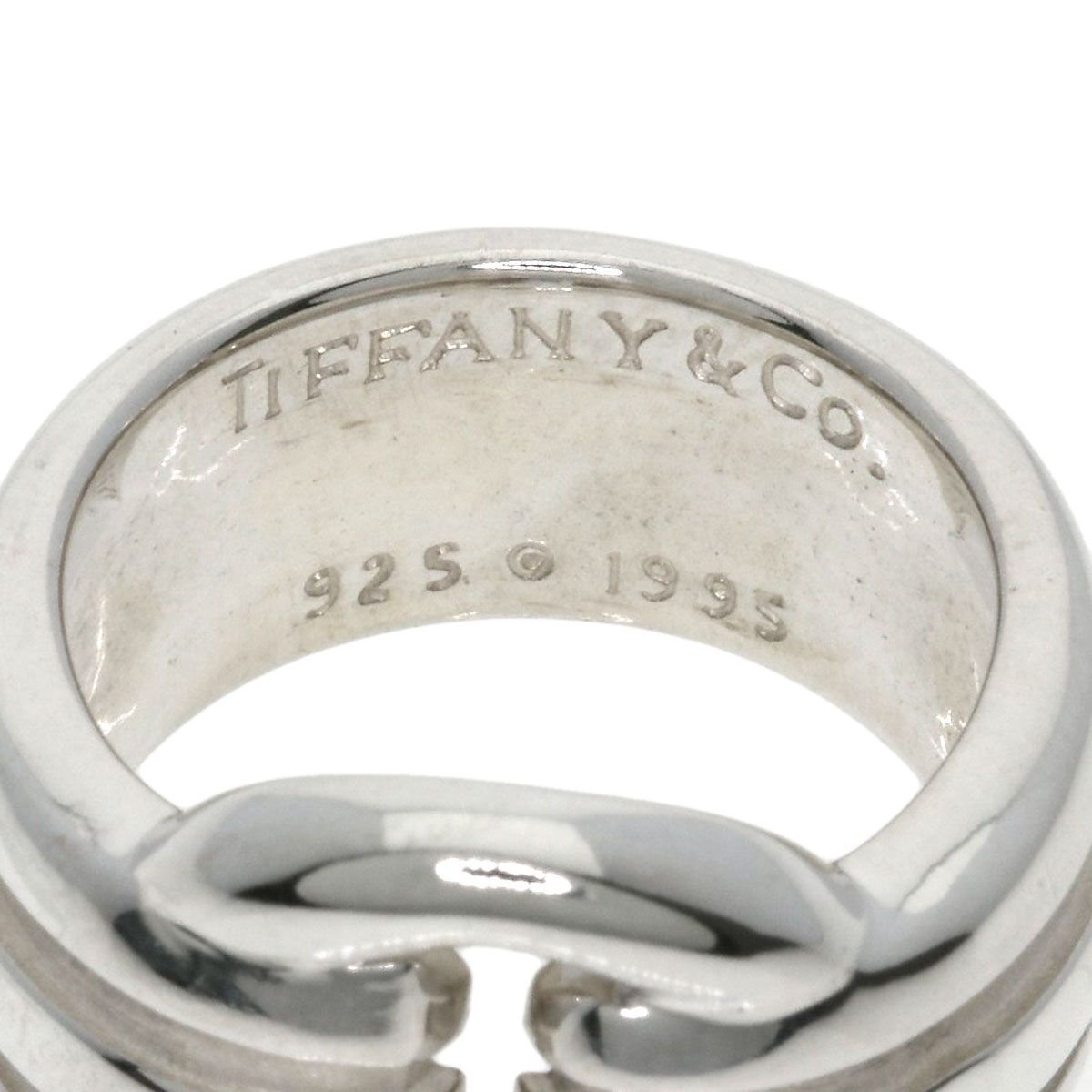 TIFFANY&Co. ティファニー グルーブド サークル リング・指輪 SV