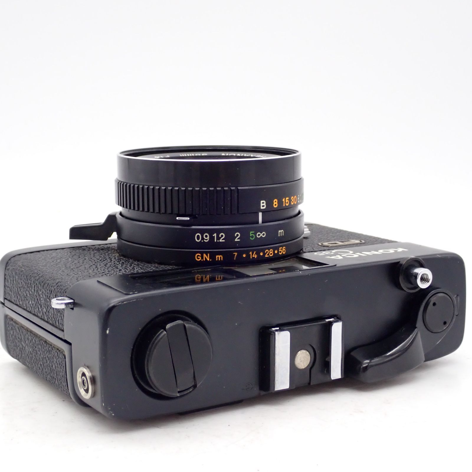 極上品 KONICA C35 FD ブラック HEXANON 38mm f1.8 レンジファインダー
