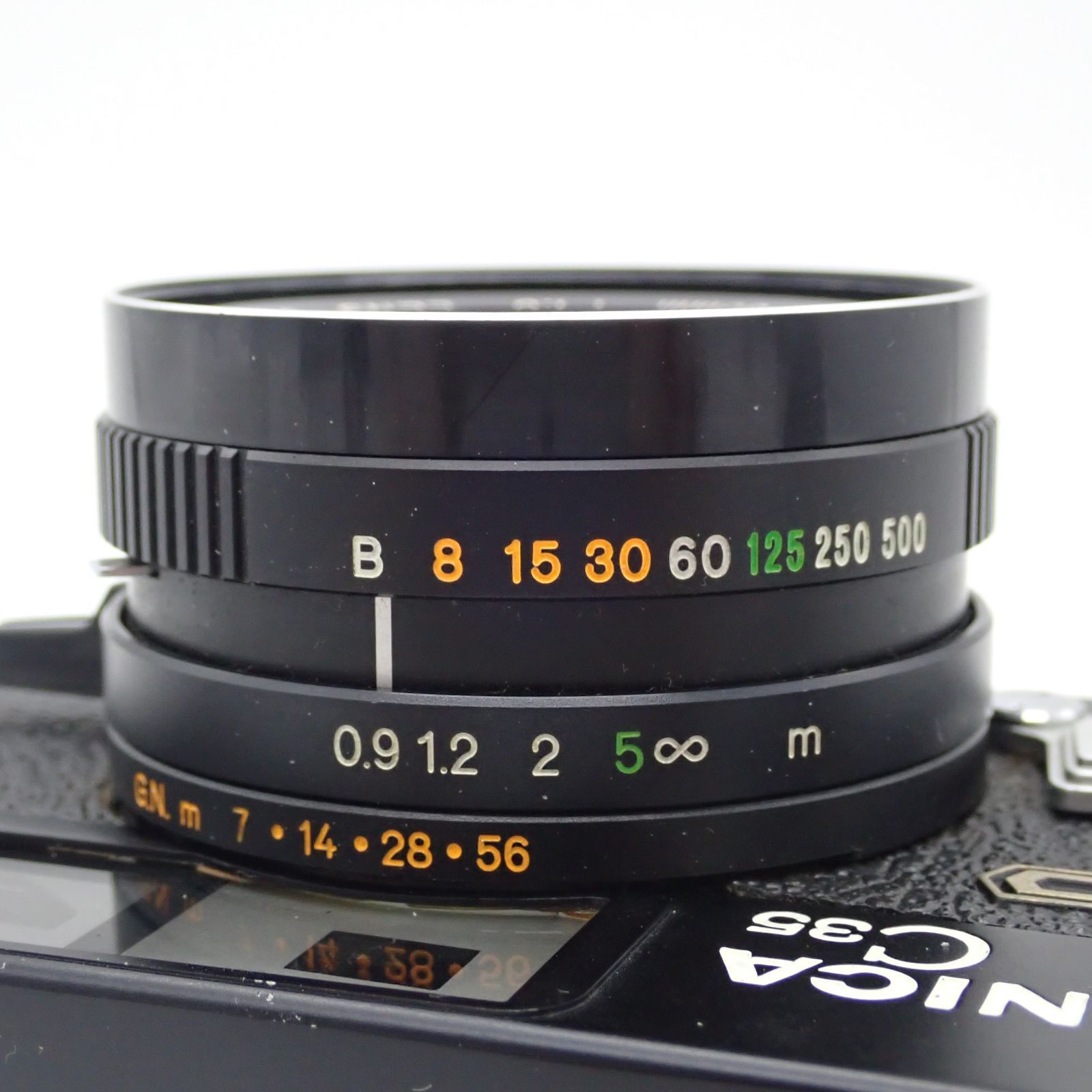 極上品 KONICA C35 FD ブラック HEXANON 38mm f1.8 レンジファインダー