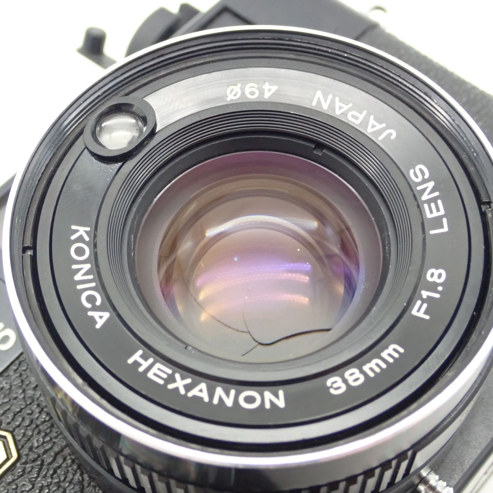 極上品 KONICA C35 FD ブラック HEXANON 38mm f1.8 レンジファインダー