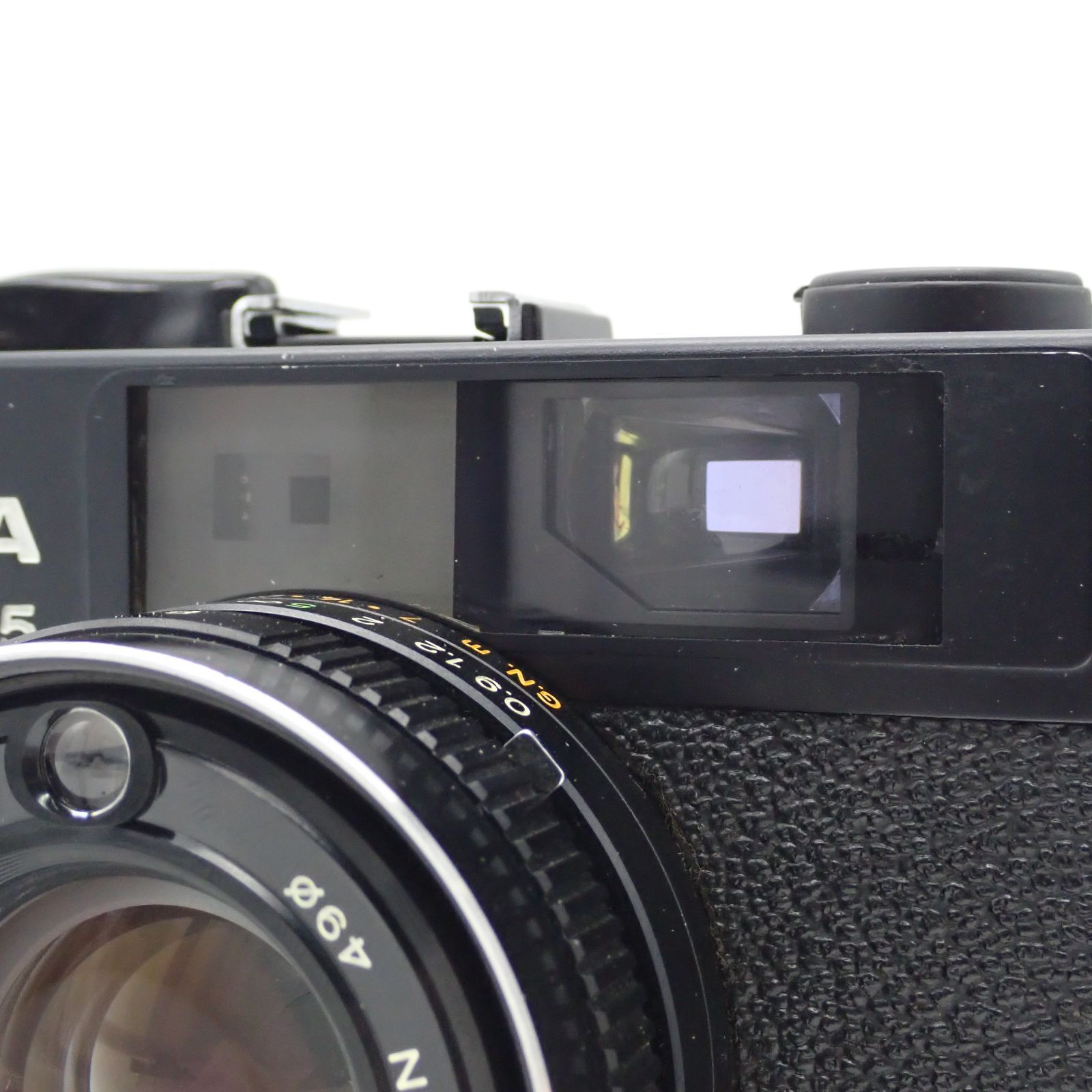 極上品 KONICA C35 FD ブラック HEXANON 38mm f1.8 レンジファインダー
