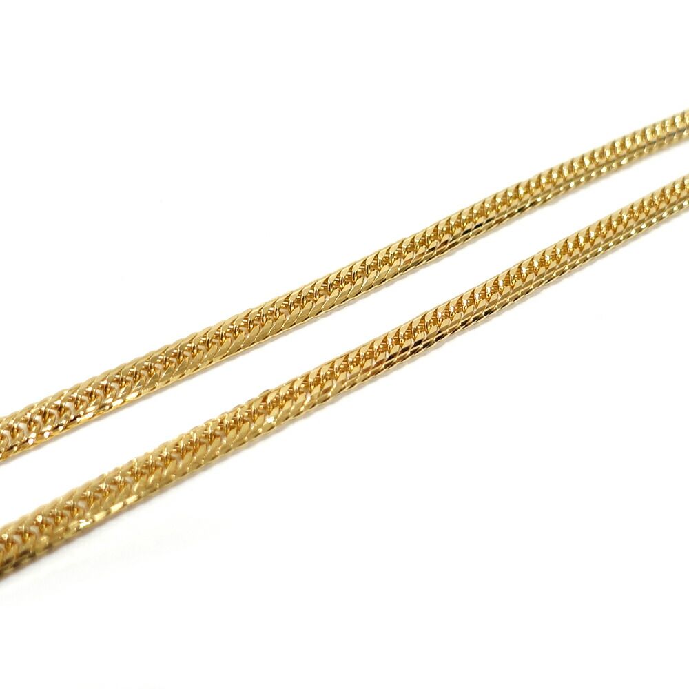 栄】ネックレス K18 14面トリプル 喜平 約22.8g 約55cm ジュエリー 