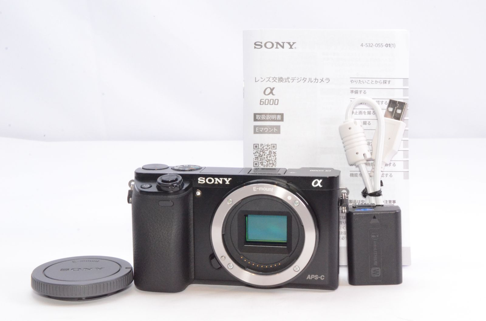 SONY ソニー α6000ボディ ILCE-6000 B ブラック ミラーレス一眼カメラ