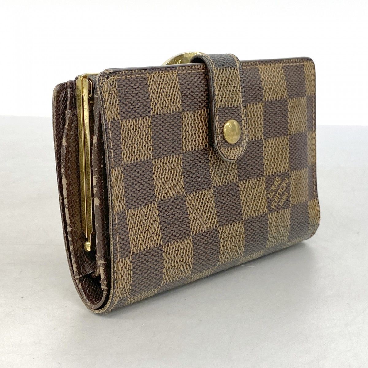 6ae5392】ルイヴィトン 財布 ダミエ ポルトモネビエヴィエノワ N61664