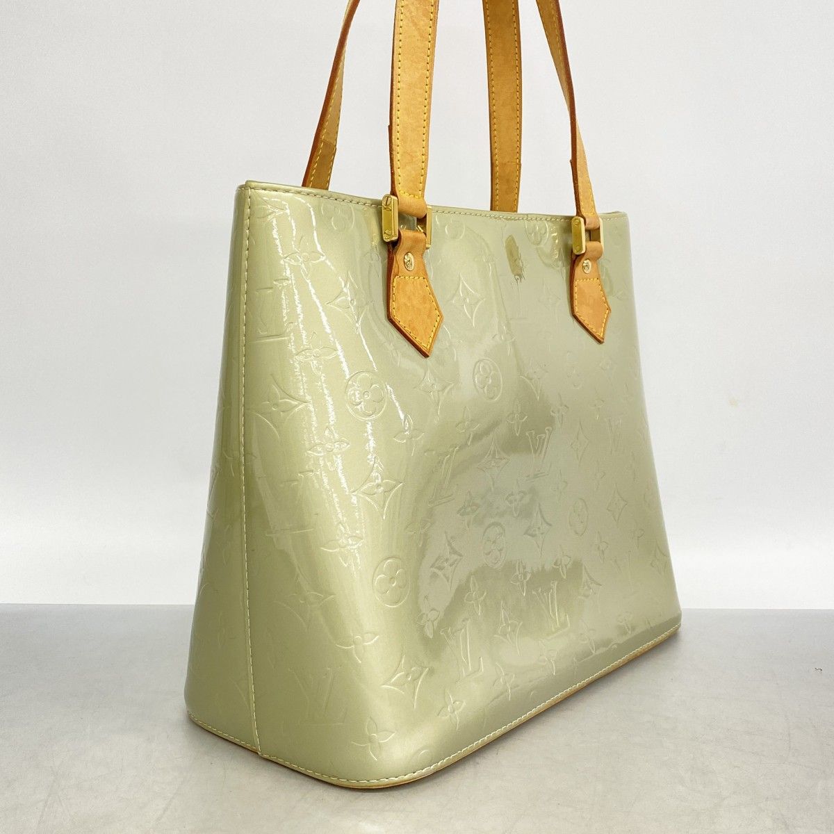 6ae5488】ルイヴィトン トートバッグ ヴェルニ ヒューストン M91053