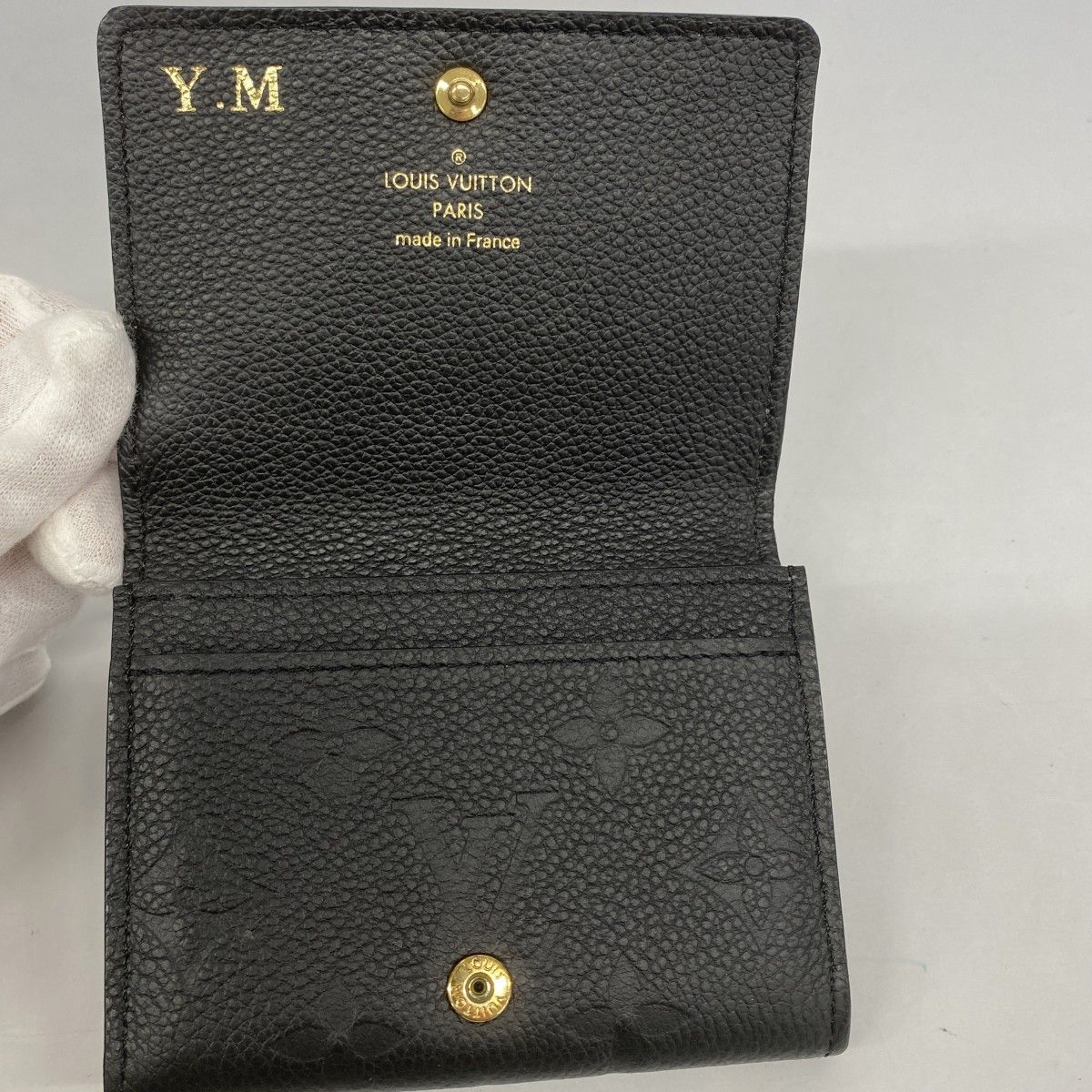 6ae5580】ルイヴィトン カードケース モノグラム・アンプラント アン