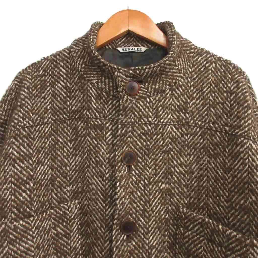 オーラリー AURALEE 22AW WOOL ALPACA SHORT BLOUSON ウールアルパカ 