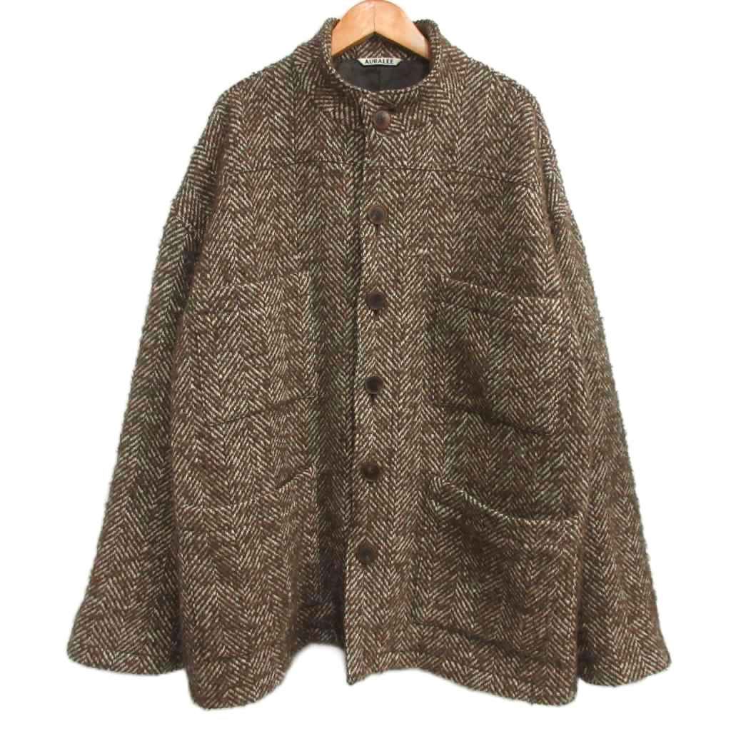オーラリー AURALEE 22AW WOOL ALPACA SHORT BLOUSON ウールアルパカ 