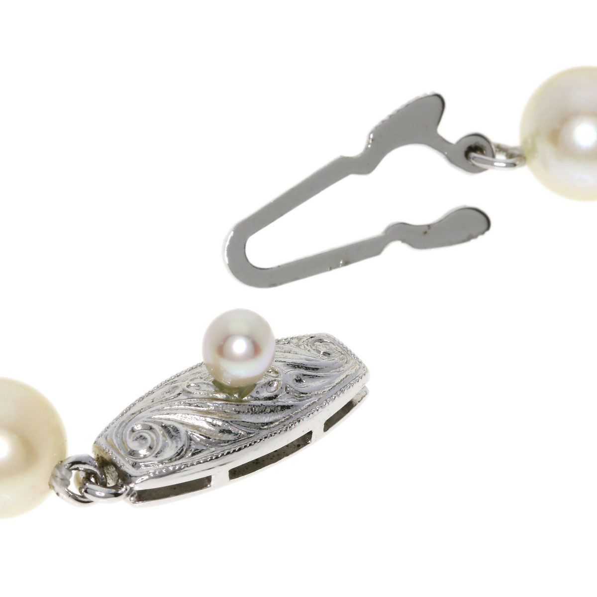 TASAKI タサキ アコヤパール 真珠 ロング ネックレス SV レディース