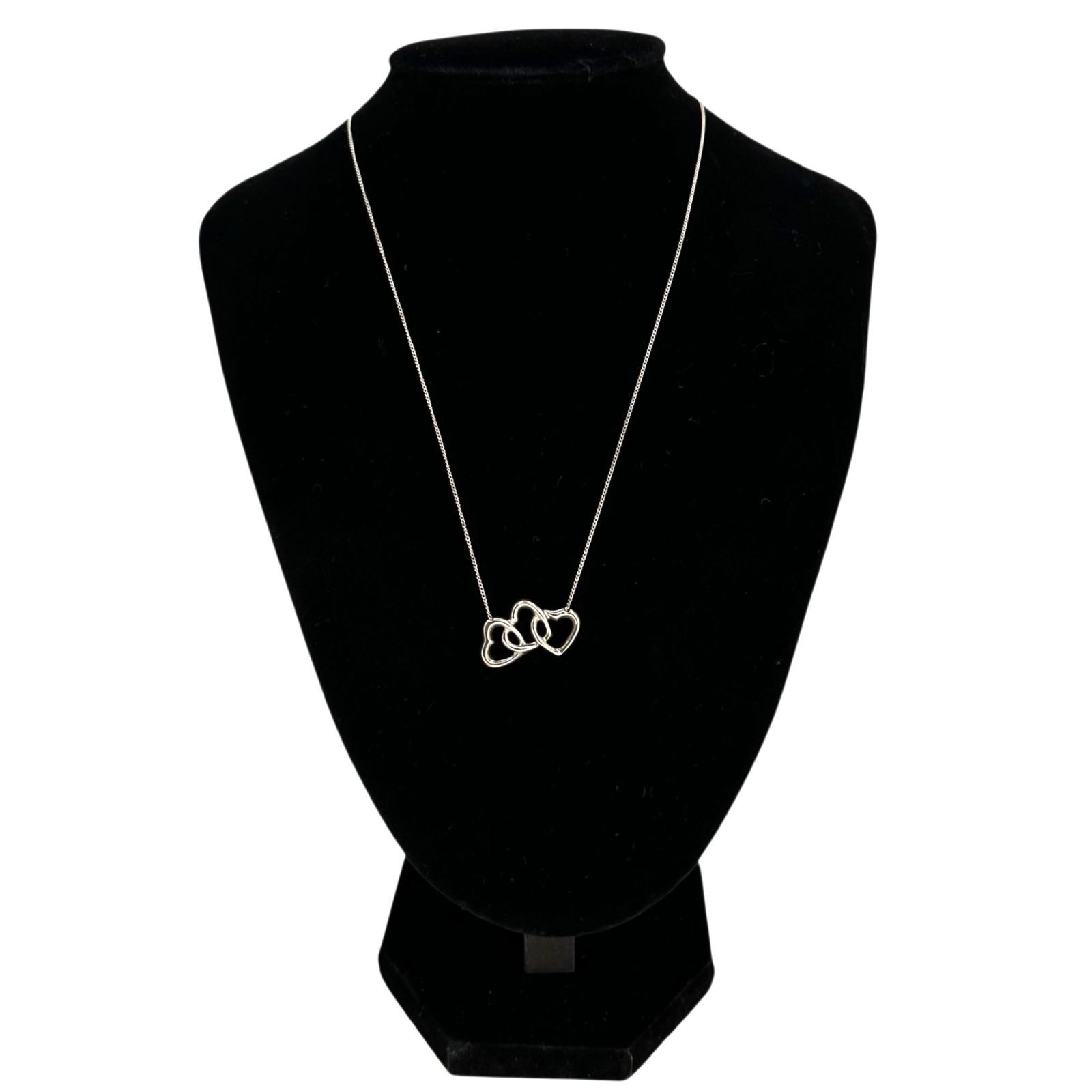 Tiffany&Co.】 ティファニー トリプルハート ネックレス SV925 3.5g