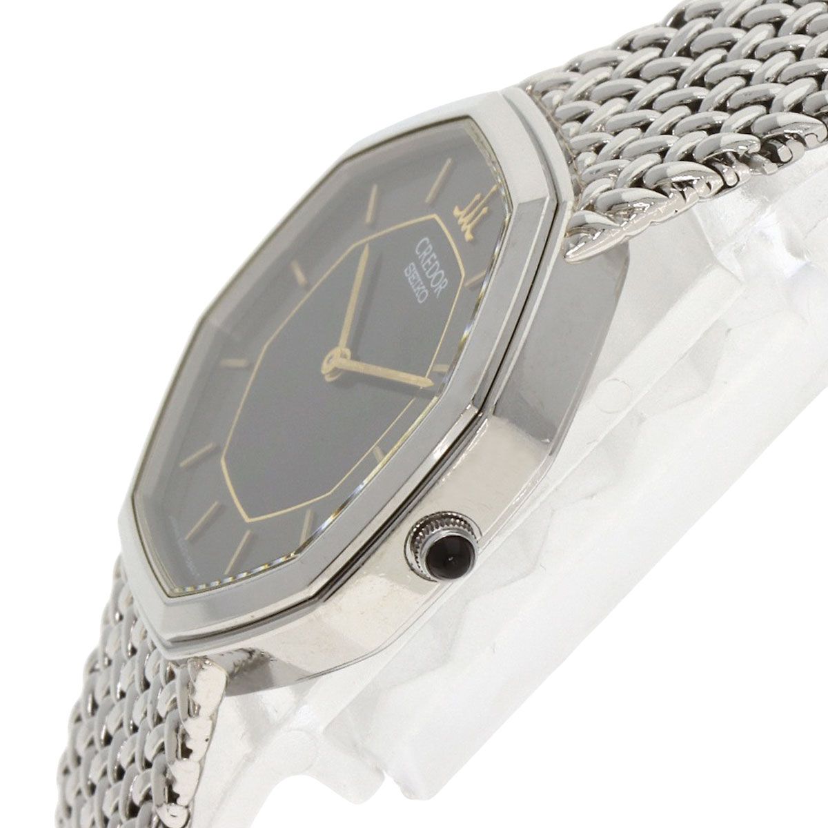 SEIKO セイコー 8420-5660 クレドール オクタゴン 腕時計 SS SS