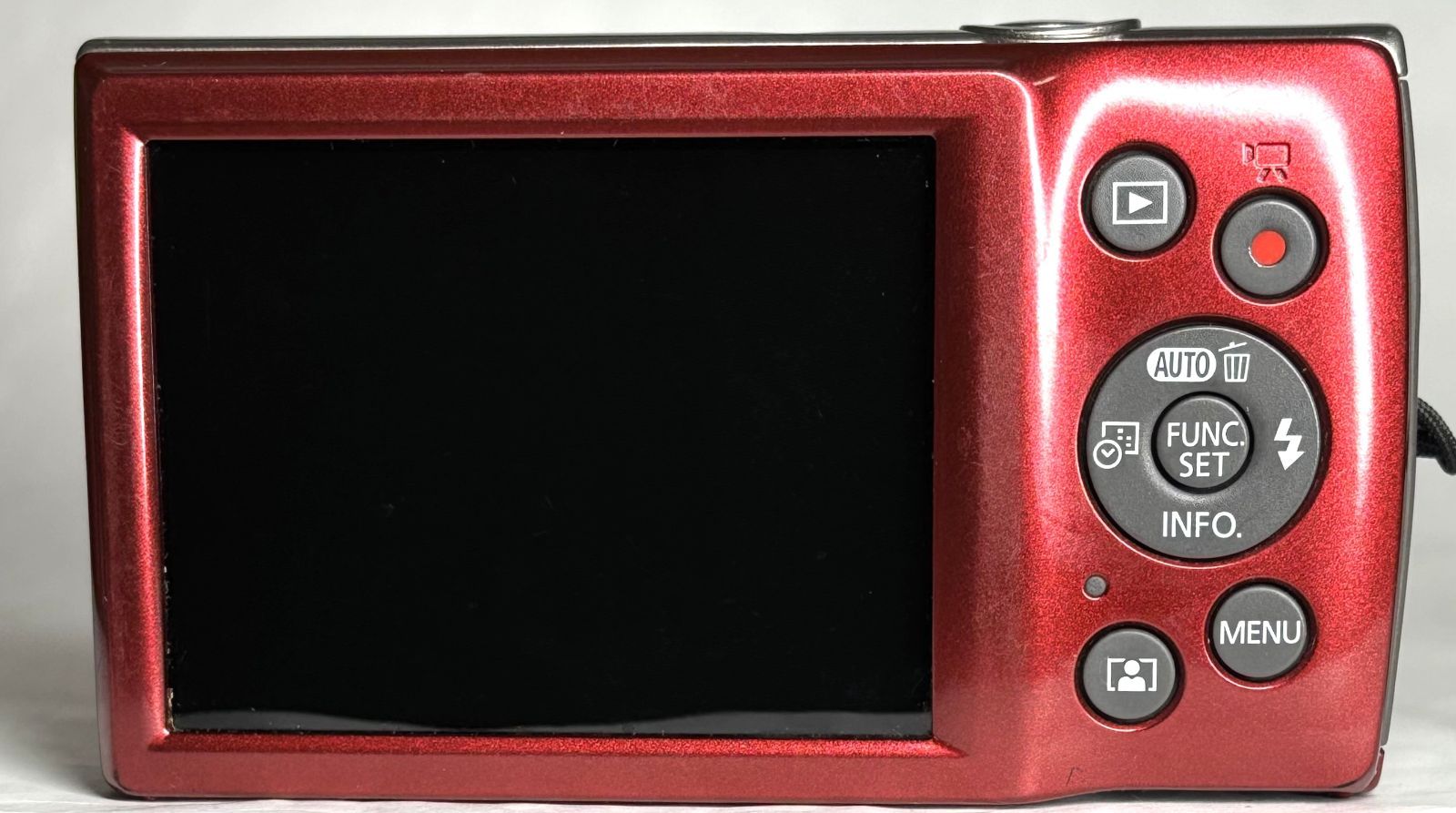 Canon IXY 200 PC2333 HD 20MP 8x デジタルカメラ Red 基本動作確認