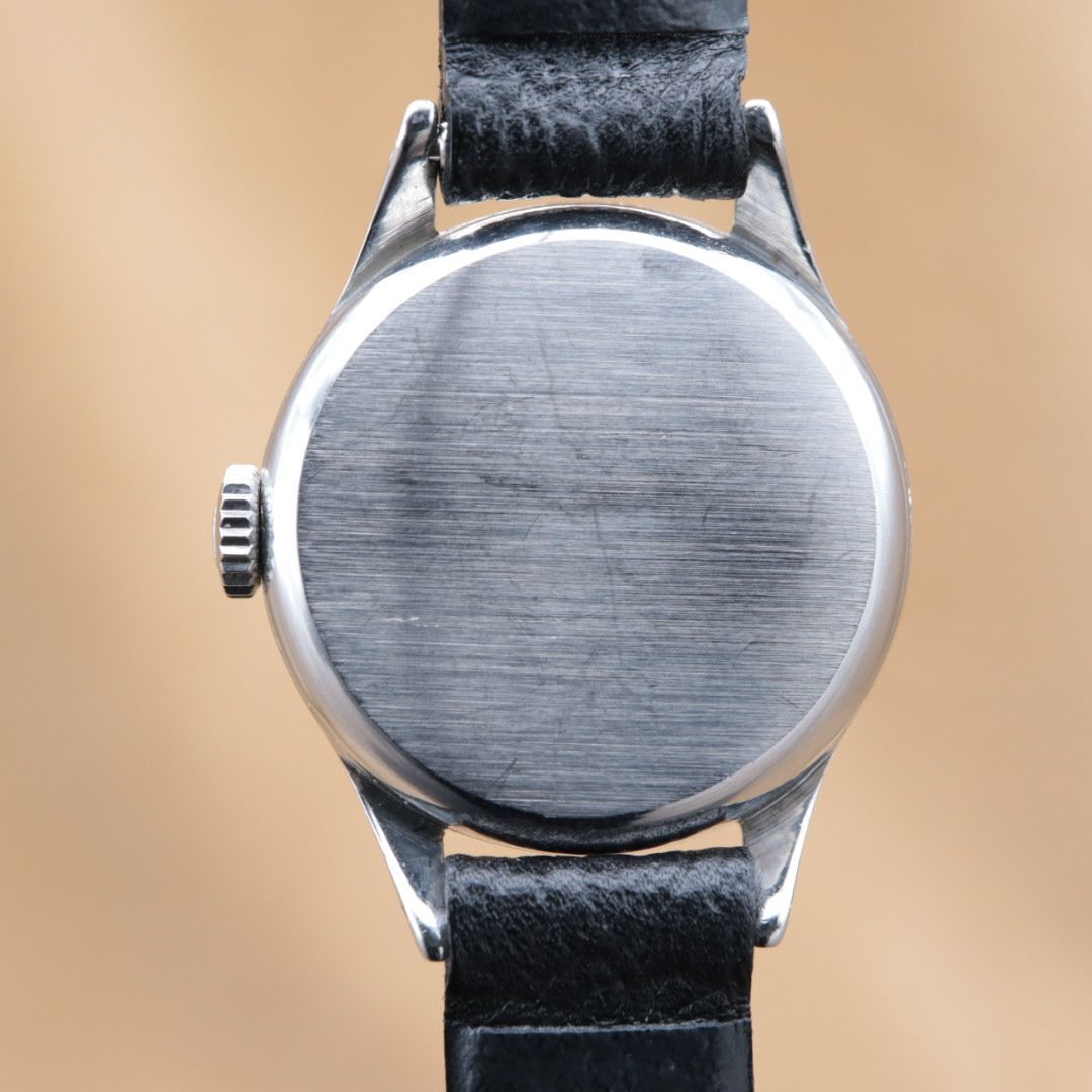 MOVADO モバード ヴィンテージ 手巻き バーインデックス シルバー SS