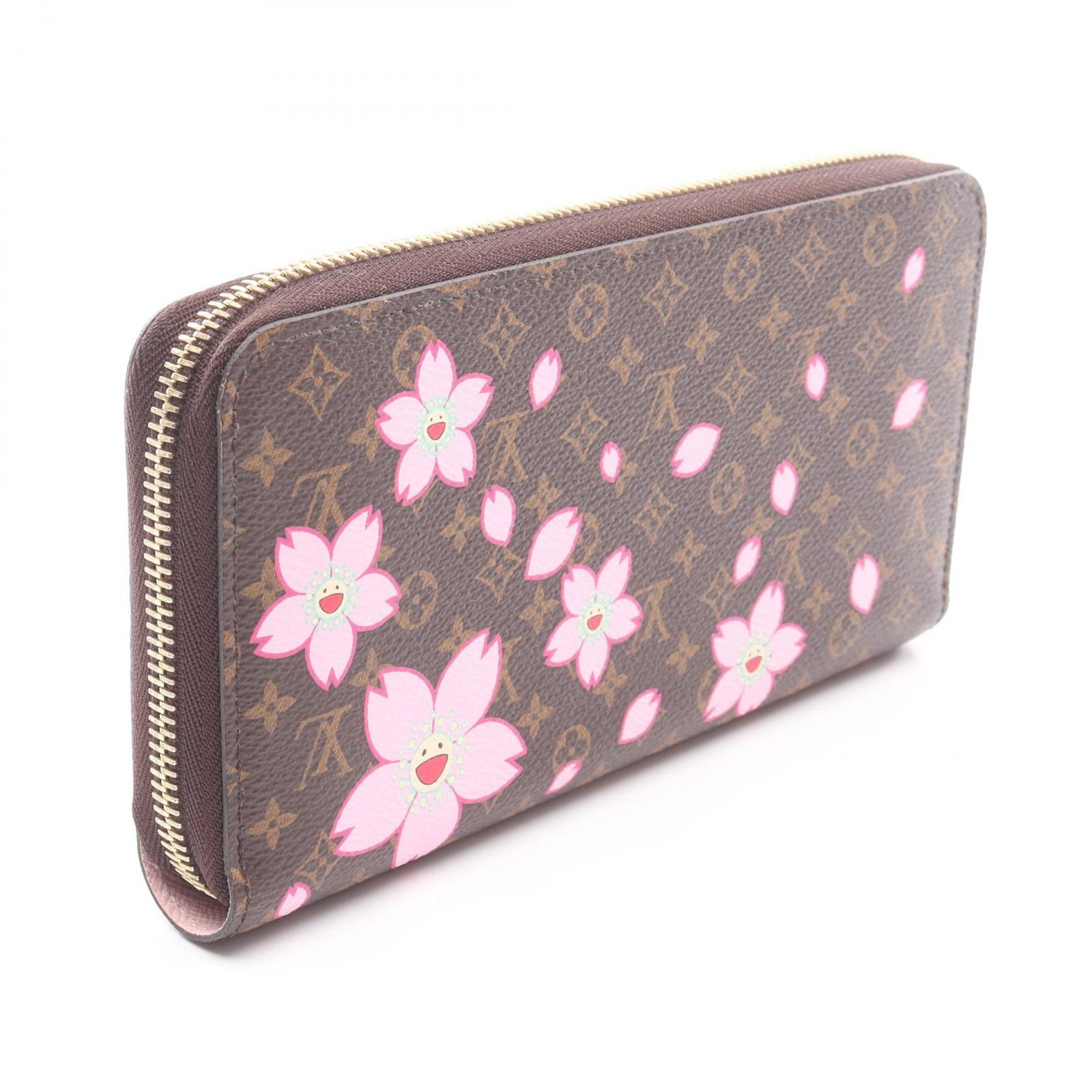 ルイ・ヴィトン LOUIS VUITTON ラウンド長財布 LV × TM ジッピー