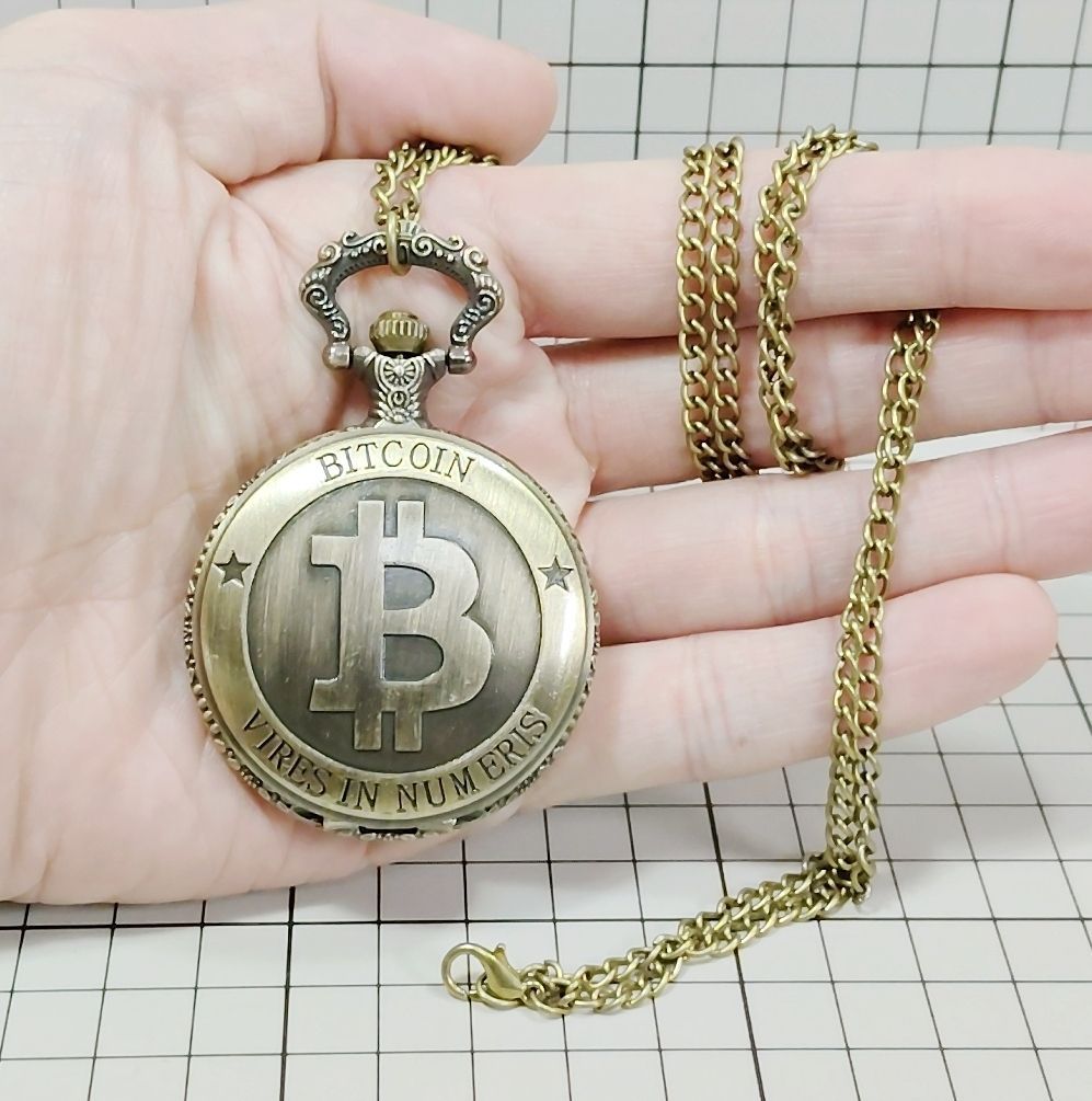 懐中時計 ビットコイン #ブロンズ】D01-31/SAT - メルカリ