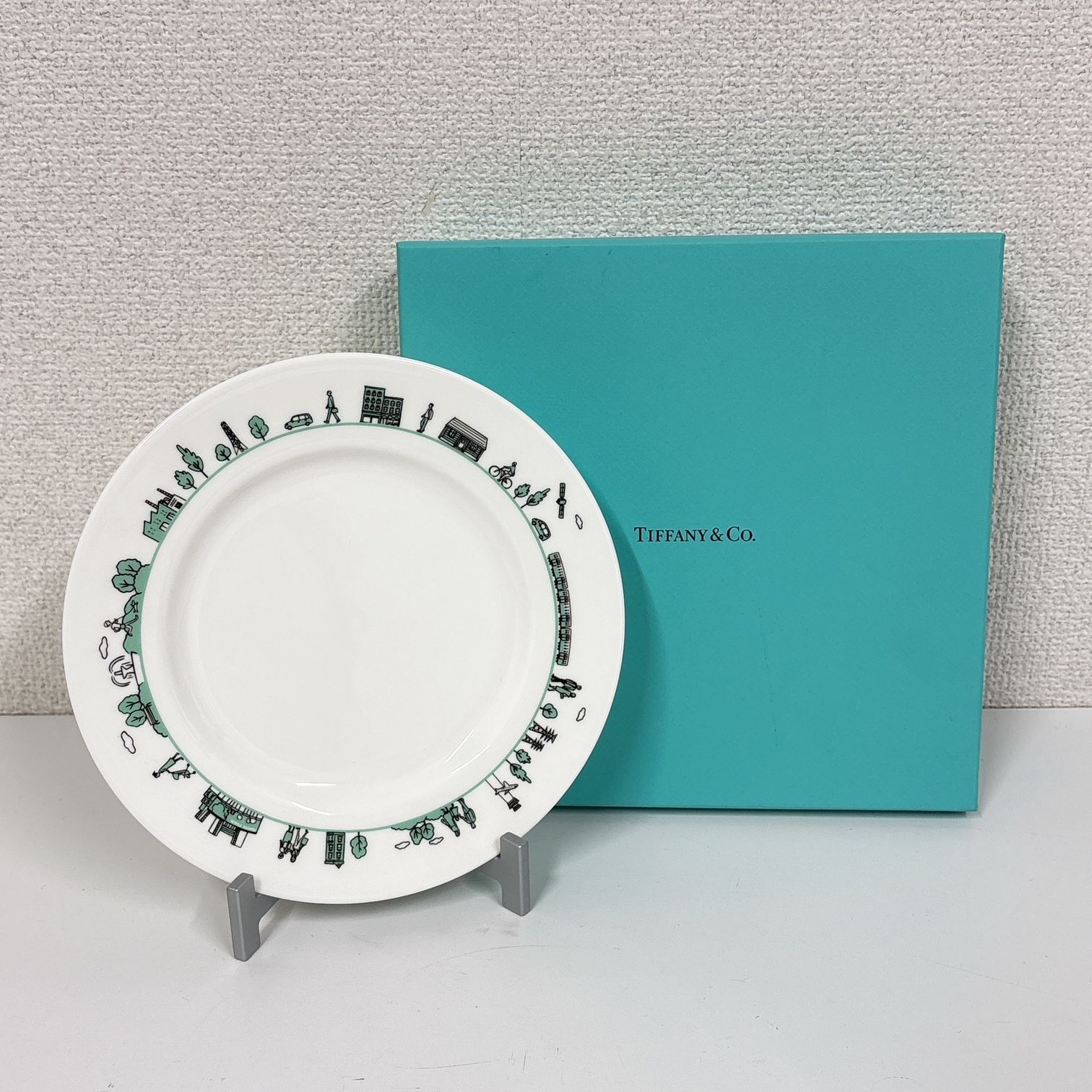 060-a】Tiffany & Co. ティファニー プレート 三菱電機100周年 非売品