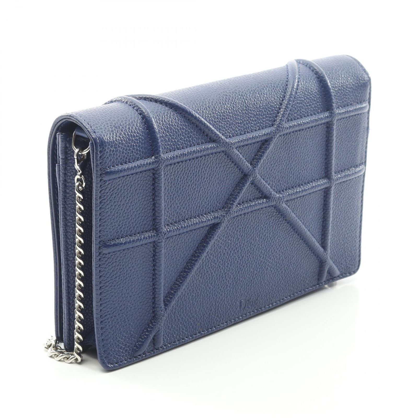 ディオール Dior ショルダーバッグ DIORAMA ディオラマ ブルー レザー