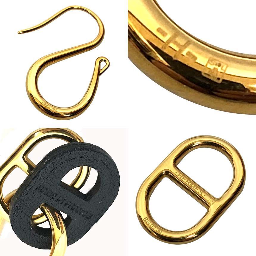 HERMES エルメス オーマイヨン シェーヌダンクル スイング ピアス