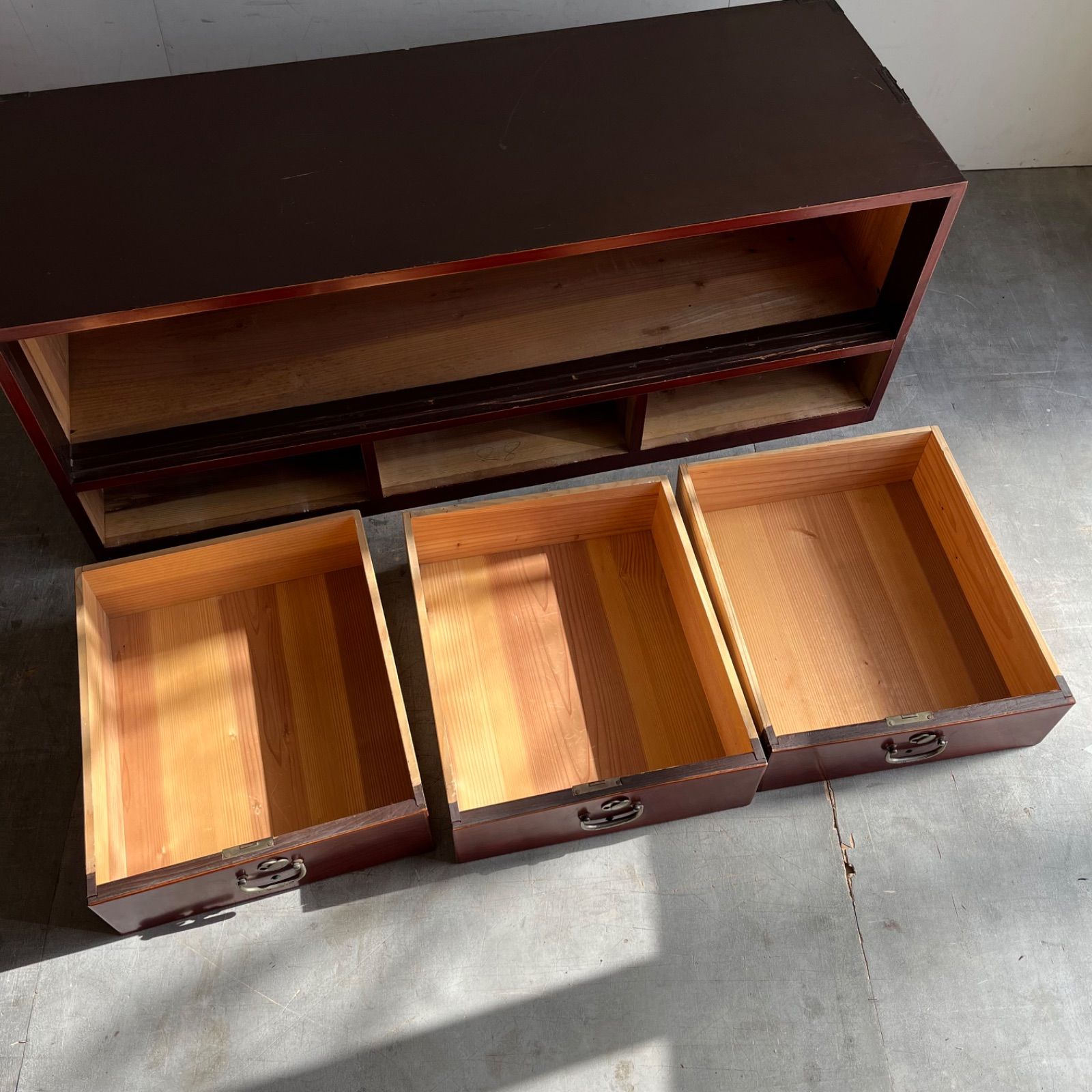 アンティーク チェスト 箪笥 ローボード ローテーブル テレビ台 昭和