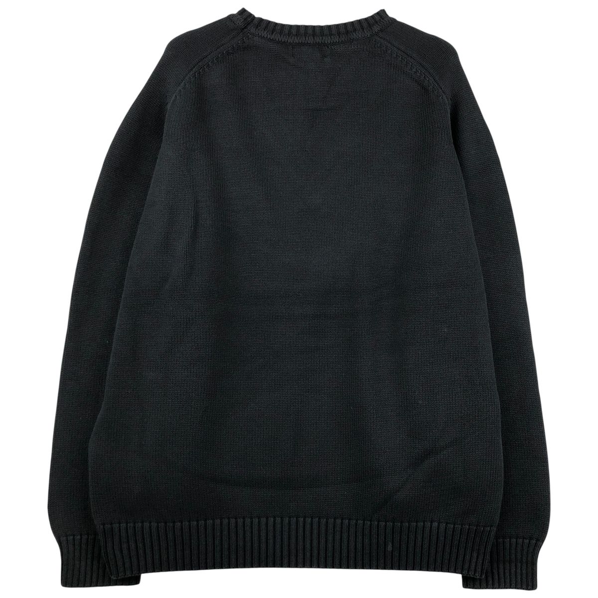 古着 ランズエンド LANDS' END Vネック コットンニットセーター USA製