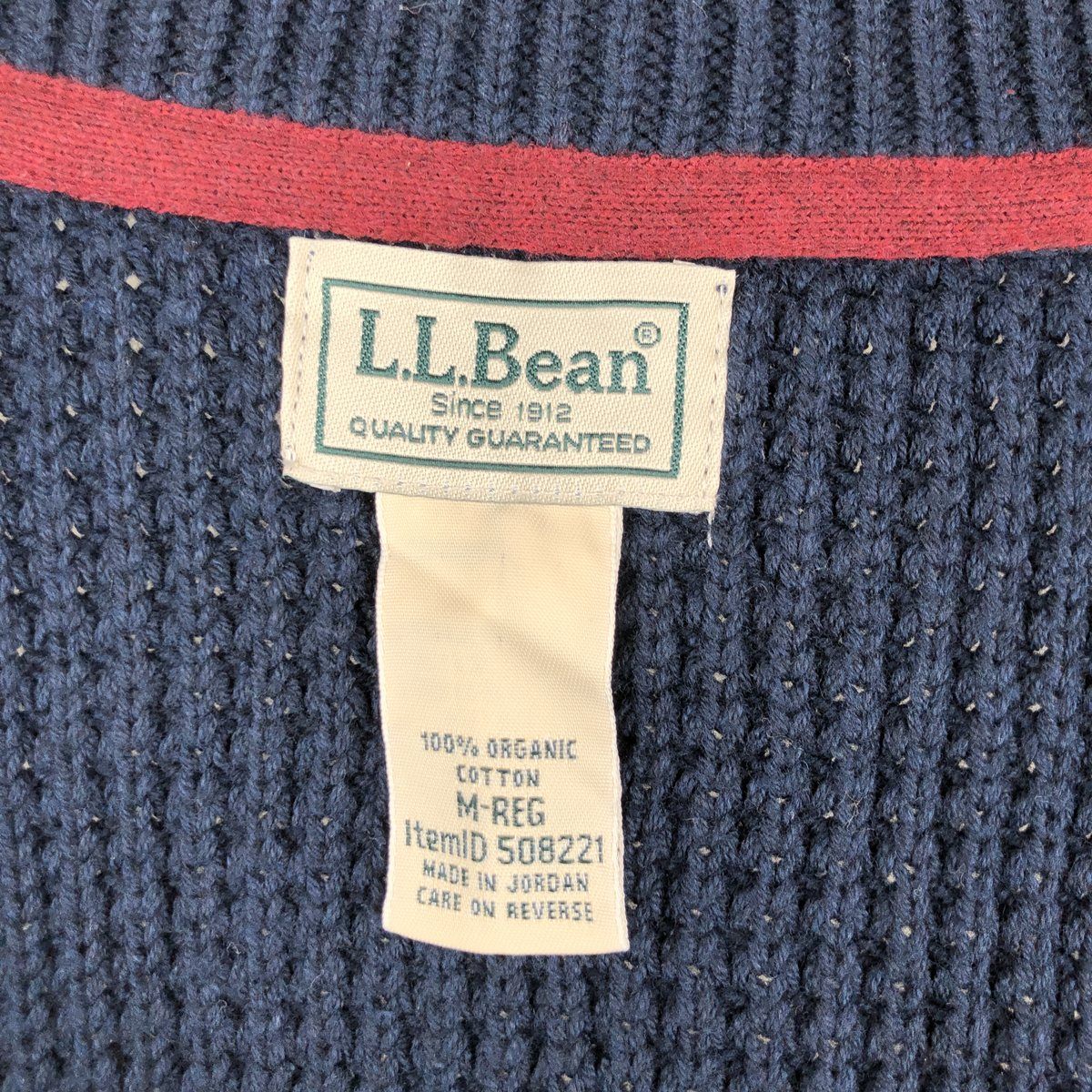 90s エルエルビーン ドライバーズニット ウール メンズM 古着 個性派 