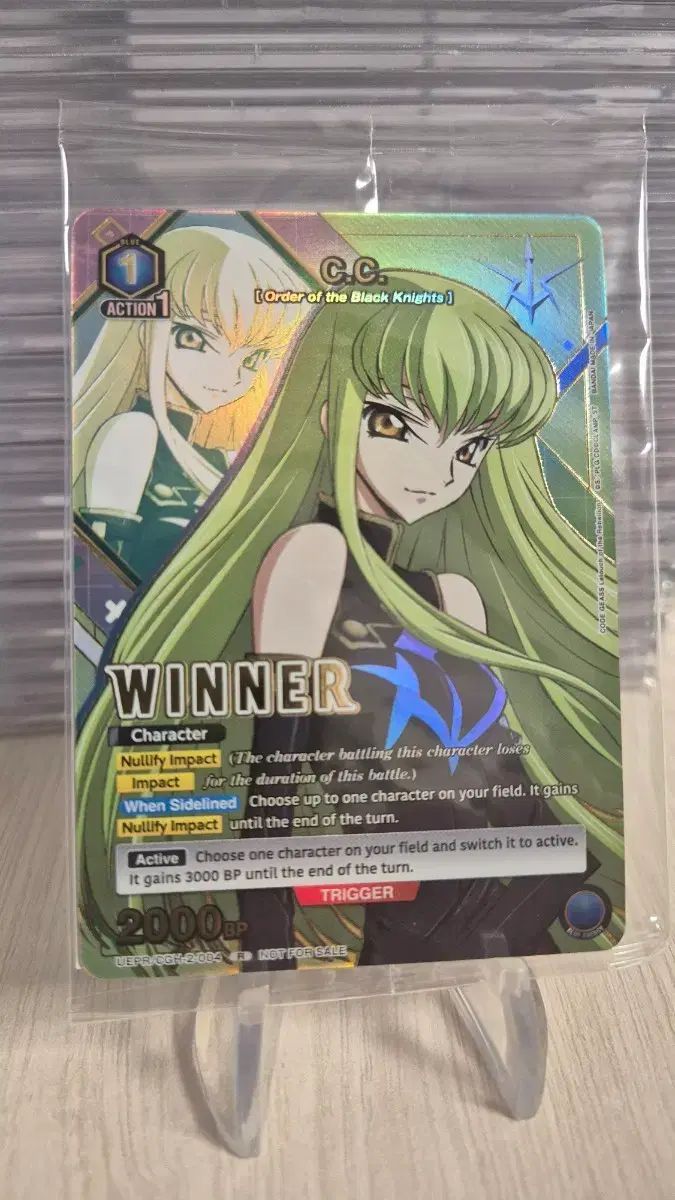 ユニオン アリーナ 북미 WINNER プロモ カード コードギア스 C C