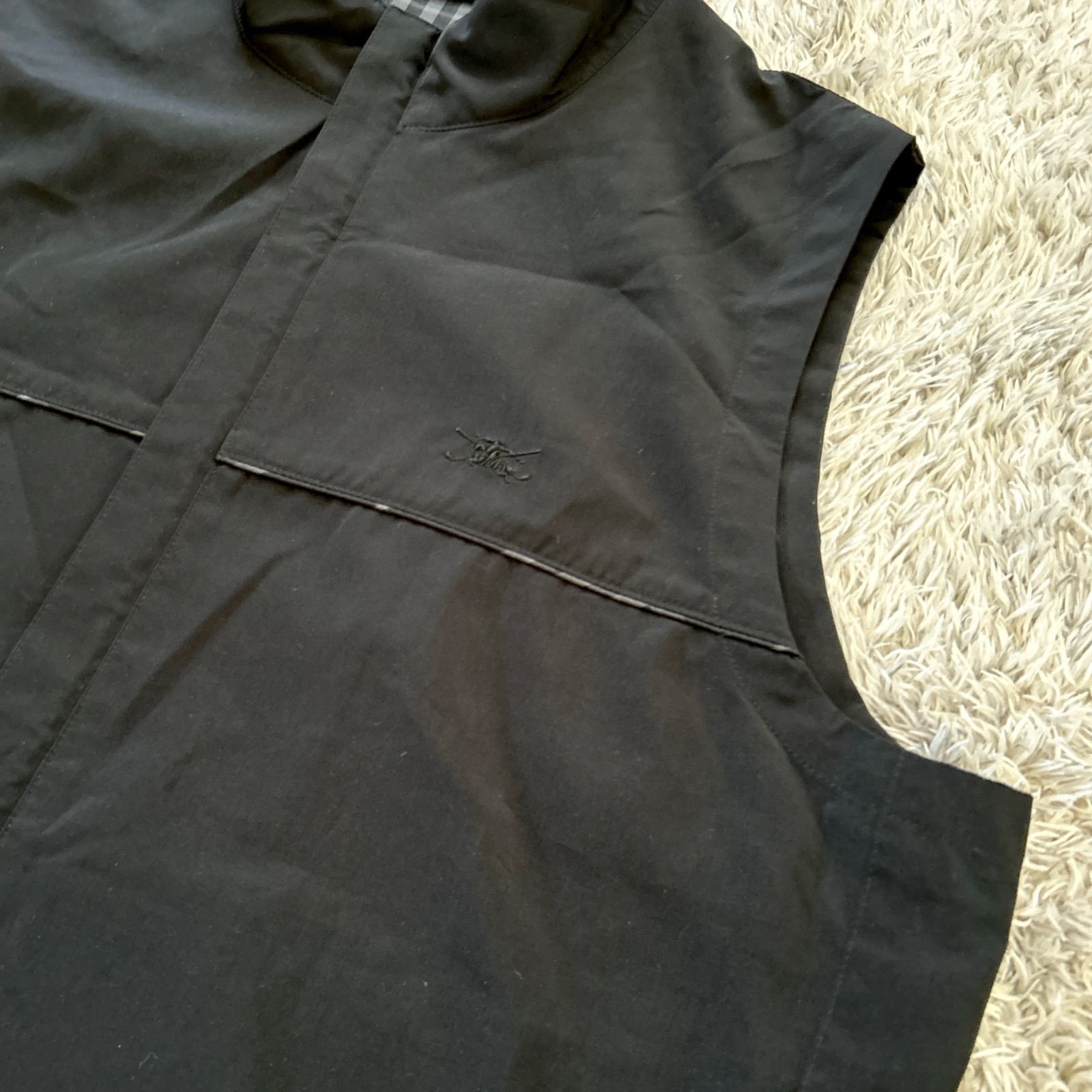 BURBERRY GOLF バーバリーゴルフ メンズ ゴルフウェア ベスト M 刺繍