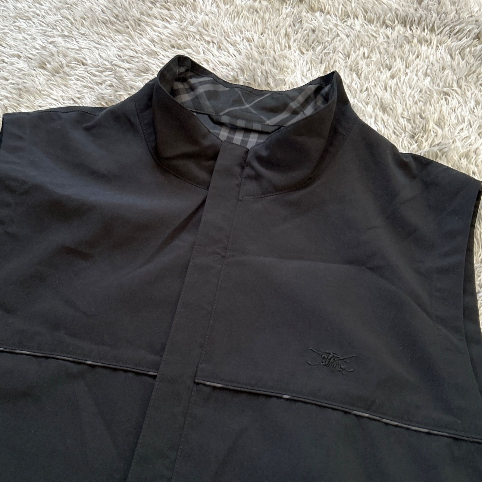 BURBERRY GOLF バーバリーゴルフ メンズ ゴルフウェア ベスト M 刺繍